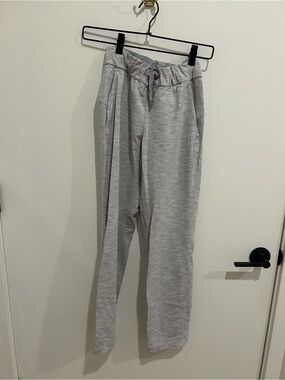 lululemon athletica Light Gray Heather Jogger Track Pants